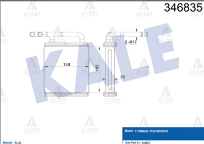 Hyundai H100 Ön Arka Kalorifer Radyatörü Radyatör H Minibüs Klimasız Ön-arka Brazıng OEM 97211-43010 Hyundai H100 Ön Arka Kalorifer Radyatörü Radyatör H Minibüs Klimasız Ön-arka Brazıng OEM 97211-43010
